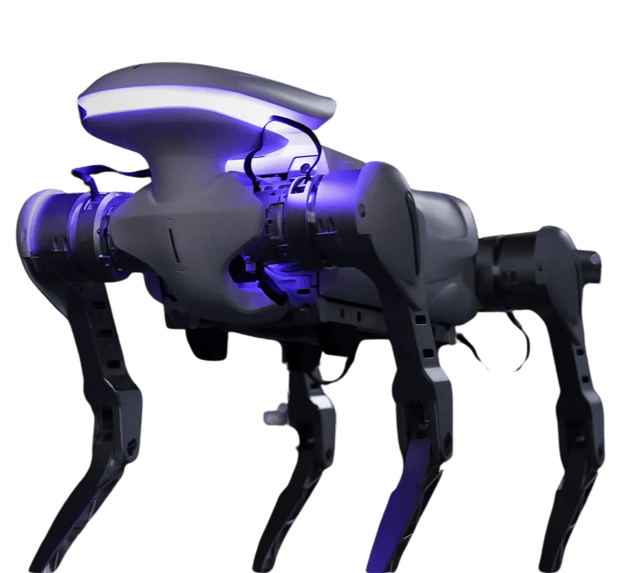 MirrorMe Black Panther X modular quadruped robot