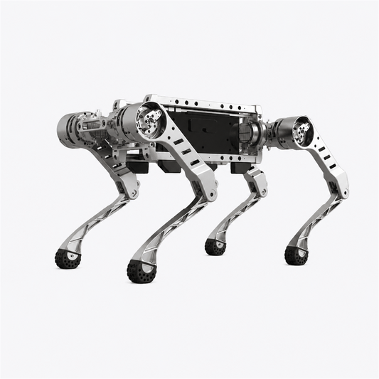 Robot cuadrúpedo modular abierto MirrorMe Black Panther X (BPX)